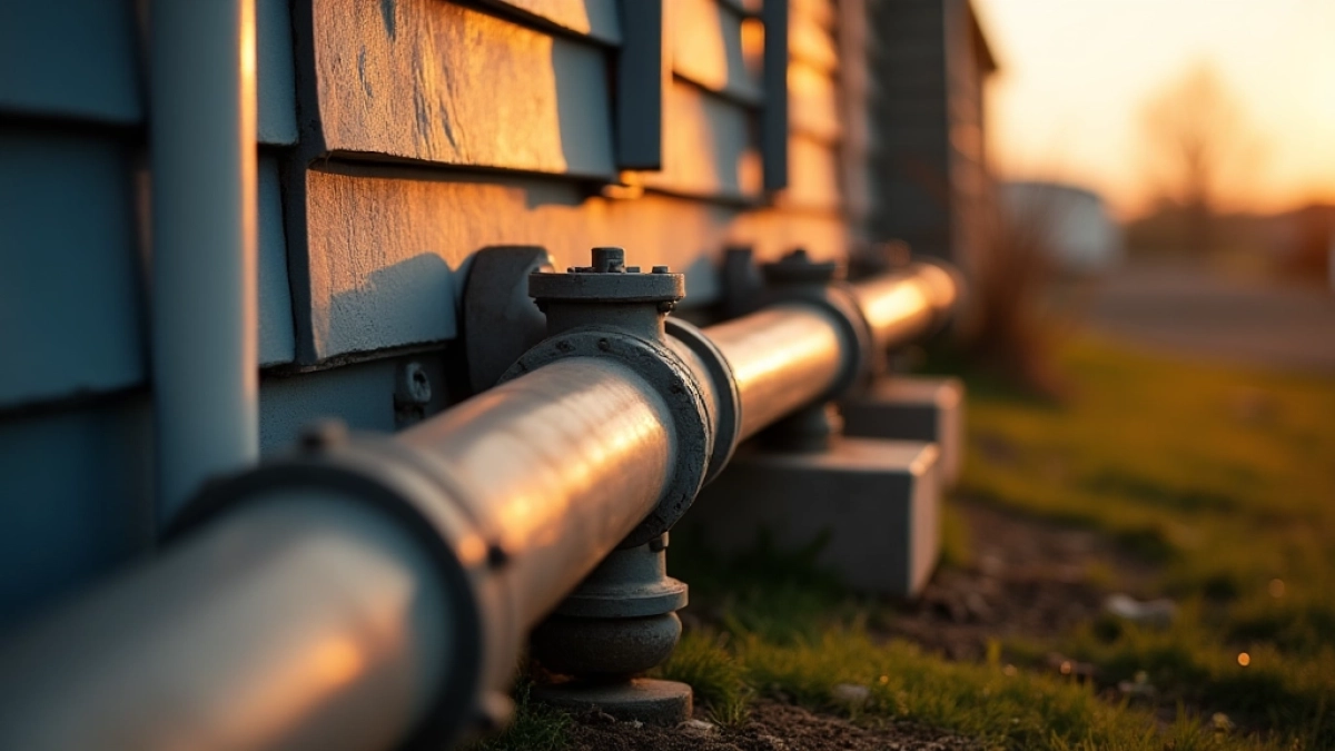 Jaka rura do gazu od skrzynki do domu