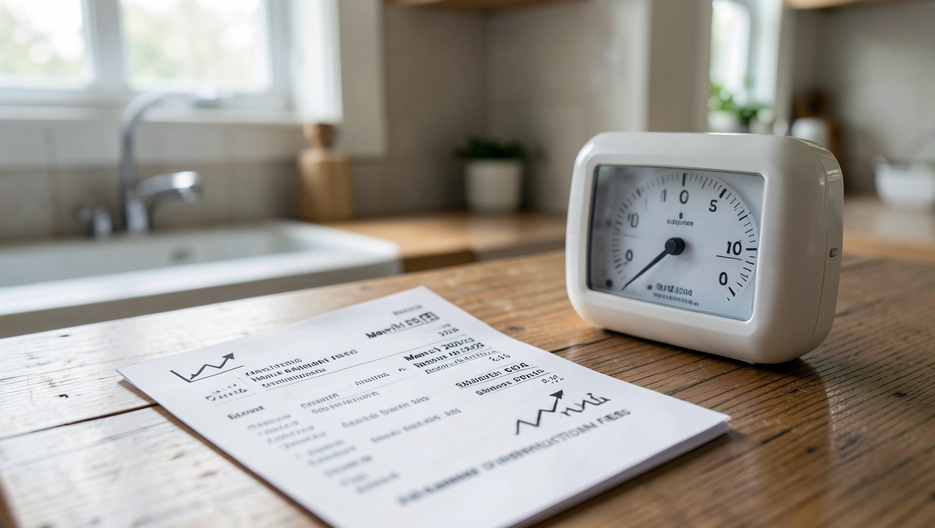 opłaty za gaz w domu jednorodzinnym