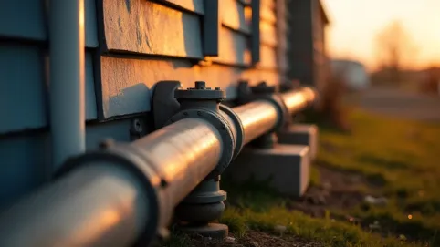 Jaka rura do gazu od skrzynki do domu