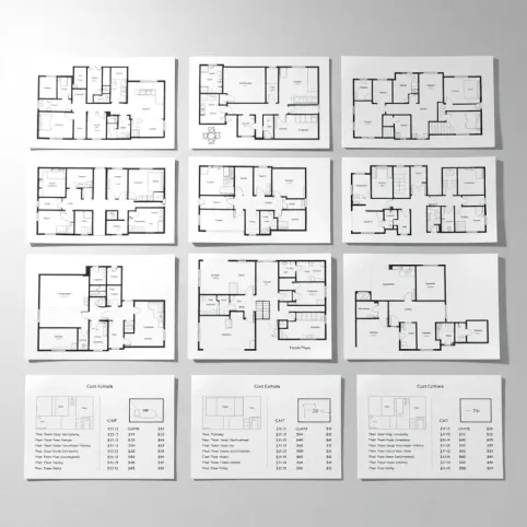 plany domów parterowych z kosztorysem