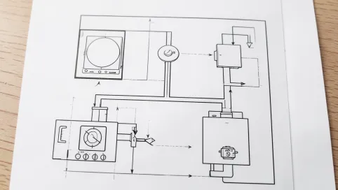 schemat instalacji gazowej w domu jednorodzinnym